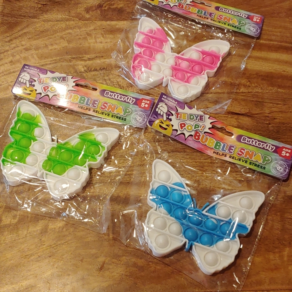 New Tie Dye Butteryfly Pop Its 2 for $12